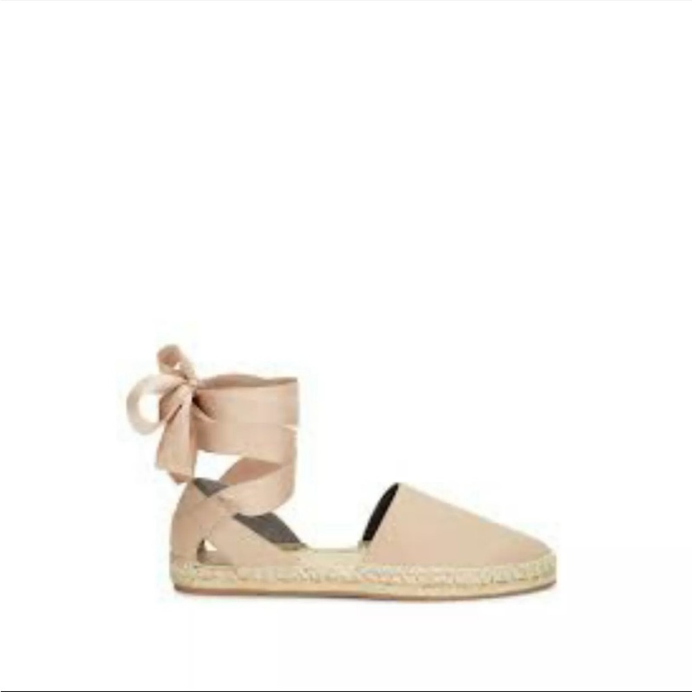 Rebecca Minkoff Pink Leather Espadrille Lace Up Womens Size 8M